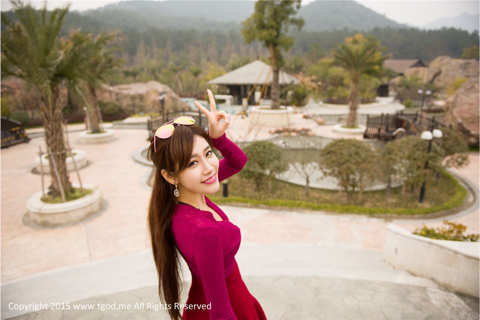 [TGOD推女神]2015.04.28 女神驾到 仙华四季温泉 Ice艾希&程小烦